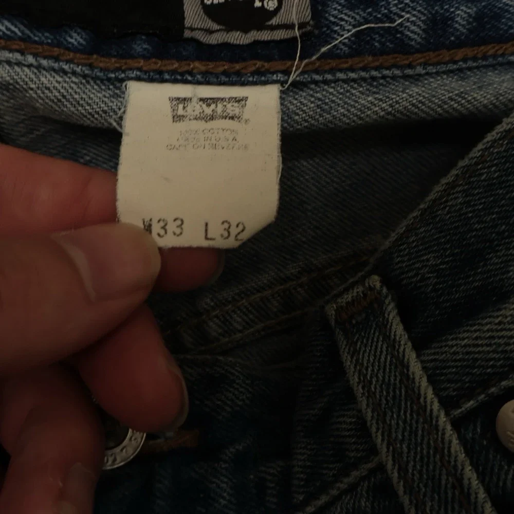 Levis silverTab LOOSE Vintage Denim Blue Jeans Men's 33x32 Made in USA 90s Y2K